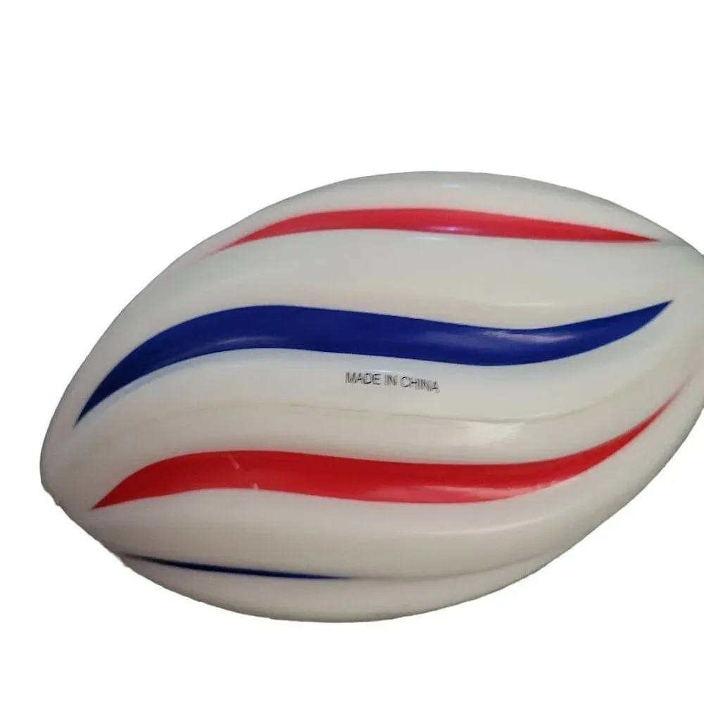 7in red/ white/ blue patriotic Foam Spiral/  Football
